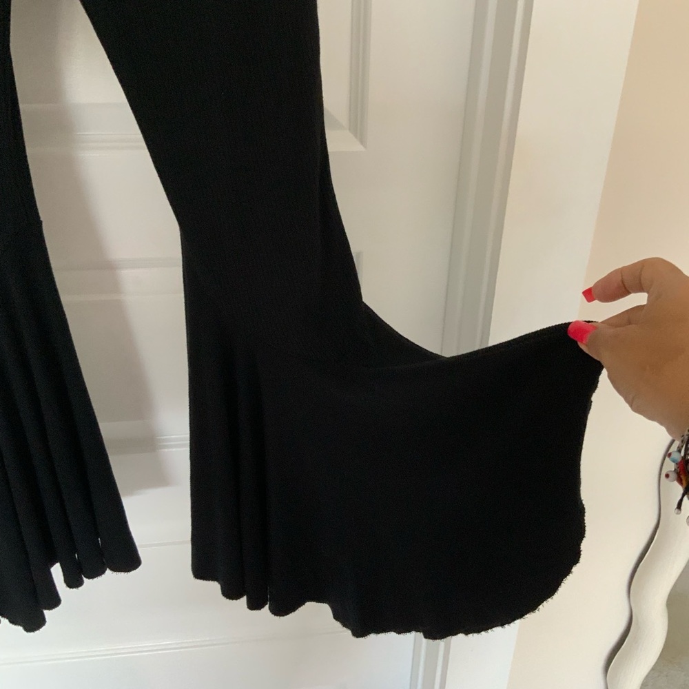 Black Flared Pants free people